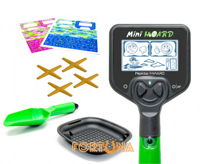 Зображення - Дитячий металошукач  Nokta Makro  Mini Hoard Cool Kit