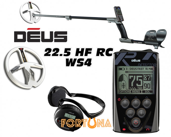 Металошукач XP Deus 22HF RC WS4