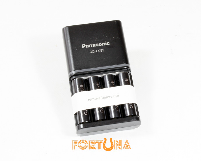 Зображення - Зарядний пристрій Panasonic Smart-Quick Charger + Акумулятор Eneloop Pro NI-MH AA 2500 мАг, 4 шт.