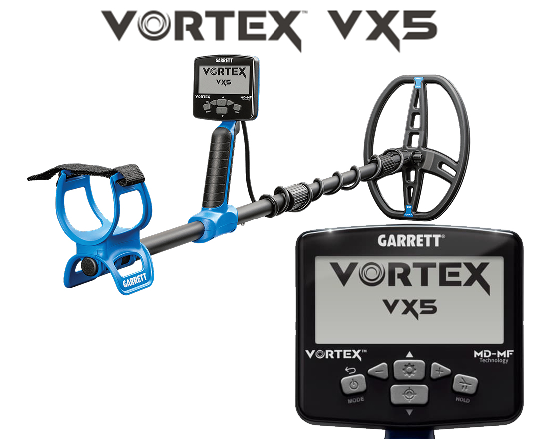 Металошукач Garrett Vortex VX5: Мультичастотний, Водонепроникний