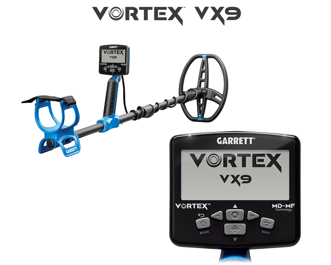 Металошукач Garrett Vortex VX9: 7 частот, режим Thin Coins, 3 Металошукач Garrett Vortex VX9: 7 частот, режим Thin Coins, 3
