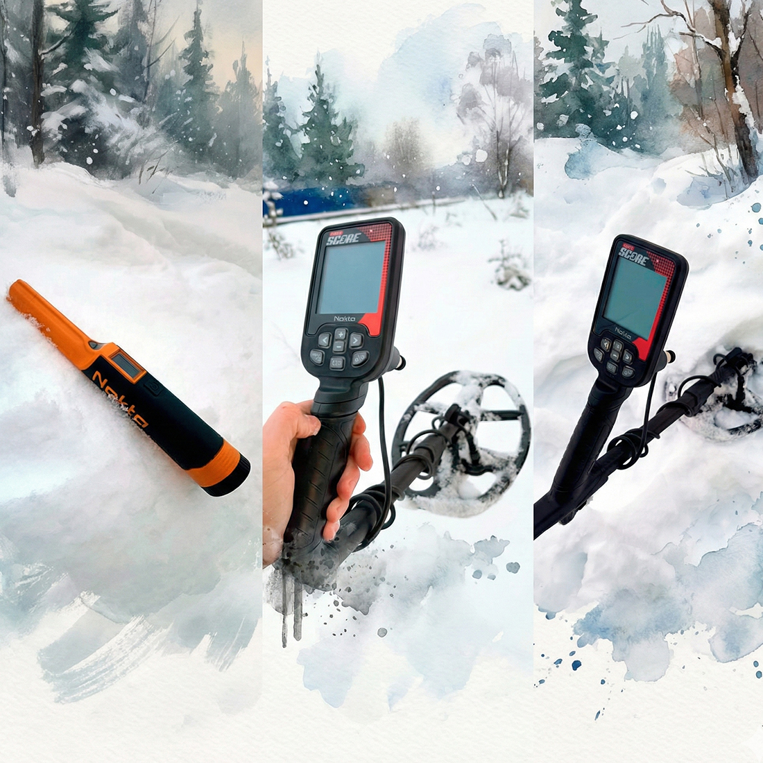 Металошукач взимку